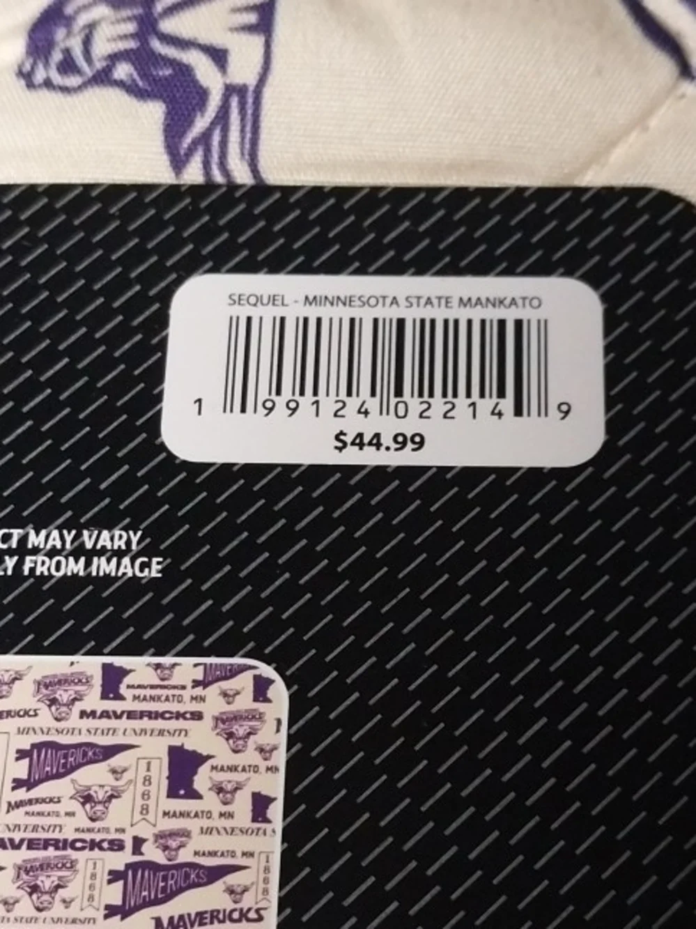Minnesota State Mankato Quilted Blanket - Purple / Cream 60 X 80